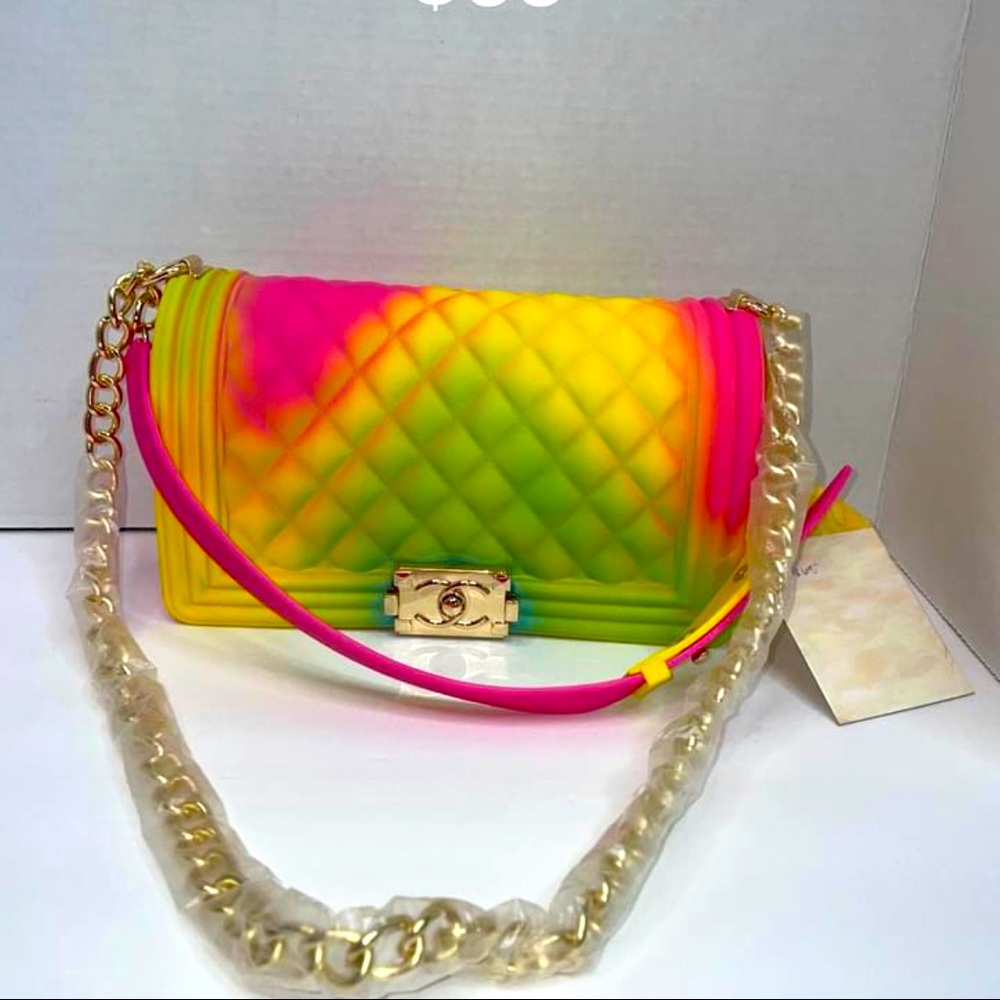 Logo style double C jelly purse